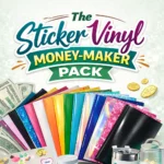 Sticker vinyl money-maker pack showcase