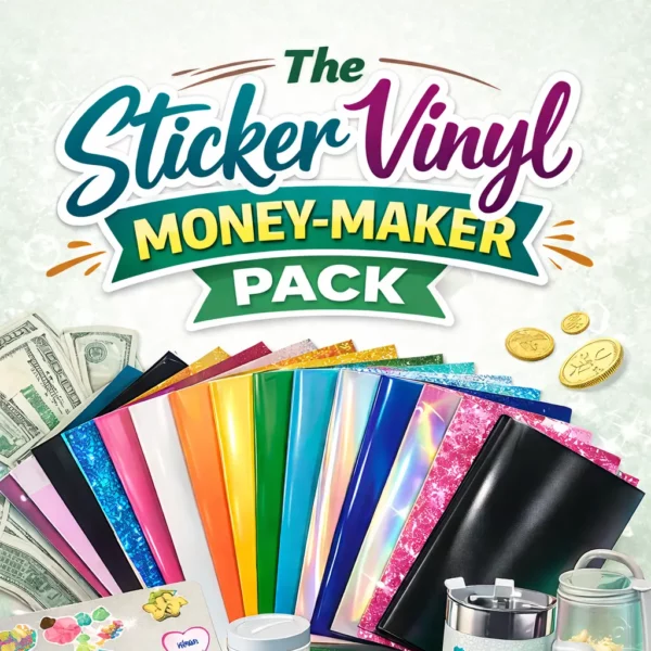 Sticker vinyl money-maker pack showcase